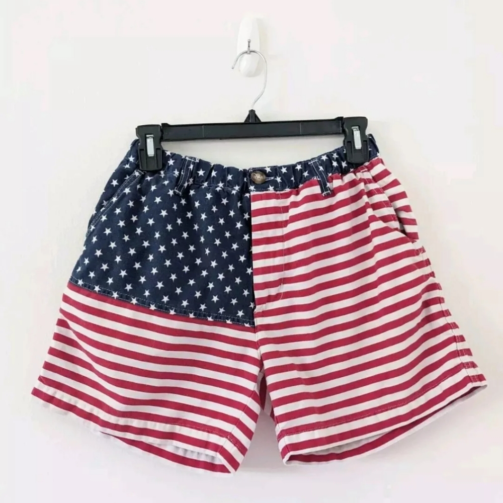 Chubbies 'Mericas 5" American Flag Shorts USA Mens Medium